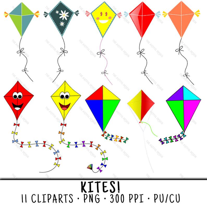 clipart kite kite design