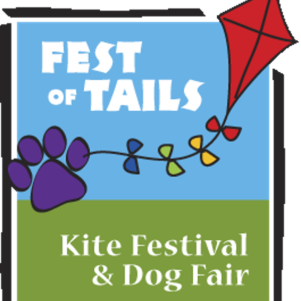 Fest of tails festival. March clipart kite flying