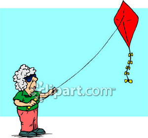 clipart kite old