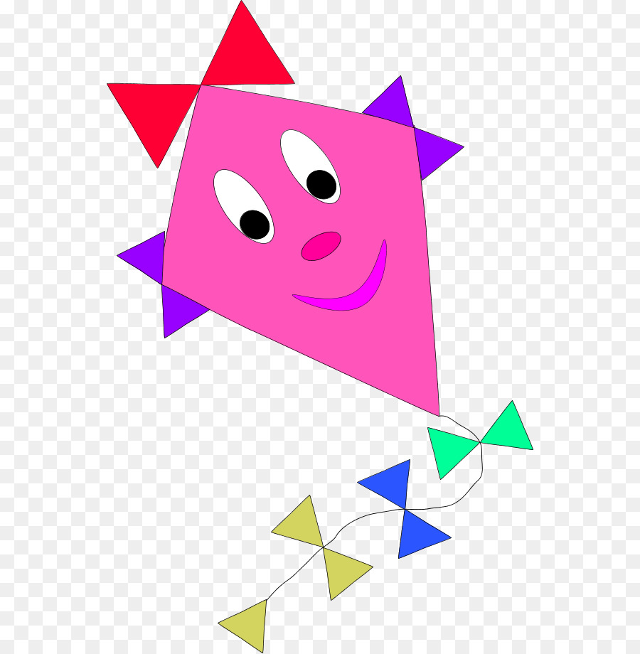clipart kite pink