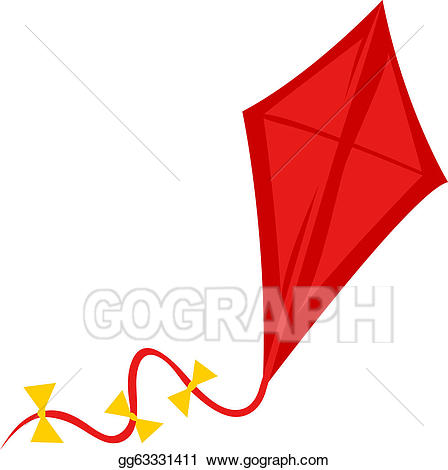 clipart kite red kite