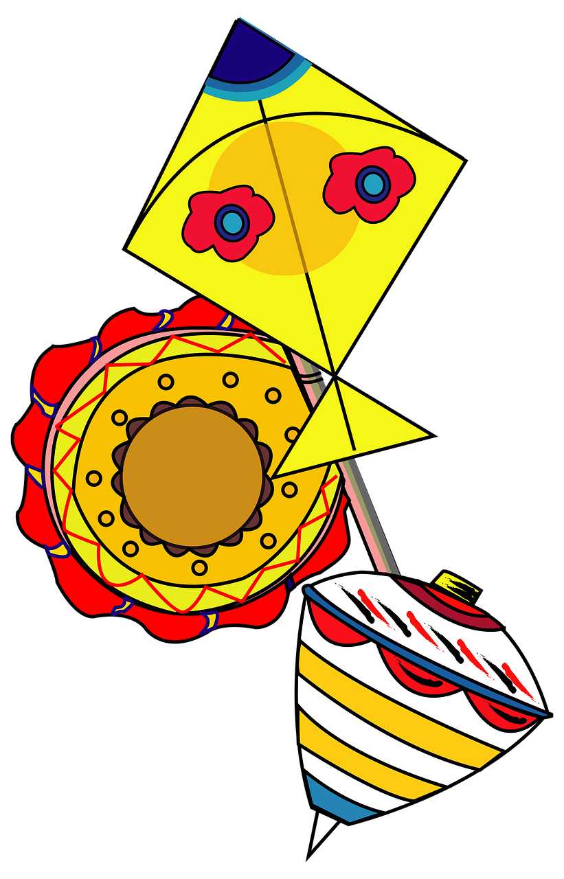 clipart kite toy
