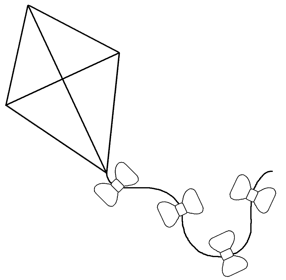 clipart kite transparent background