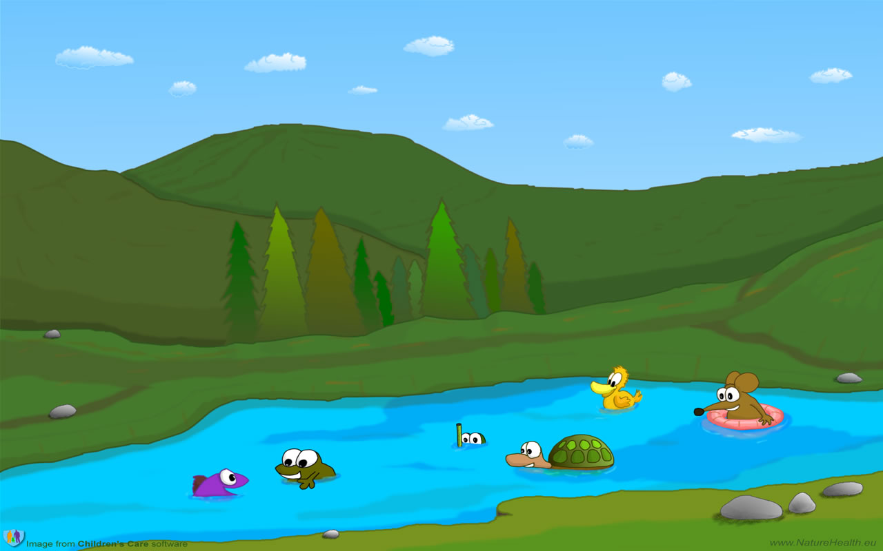 nature clipart lake