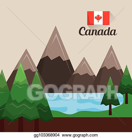 clipart lake country landscape