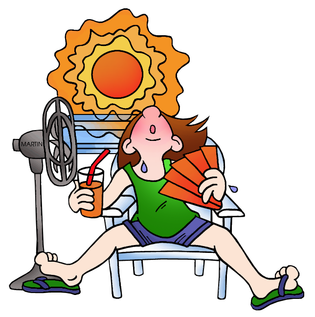 Heat clipart sweltering. Science clip art by