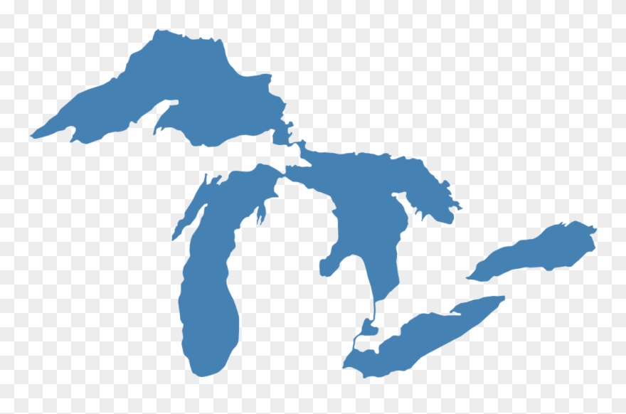 Clipart lake lake outline. Spotts esq michigan great