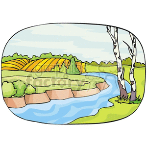 land clipart river
