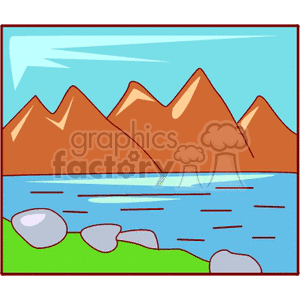 lake clipart water source