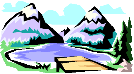 clipart lake landform