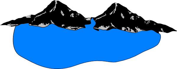 Clipartix . Clipart lake mountain lake