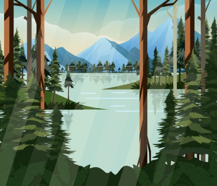 Clipart lake natural environment. Free download clip 