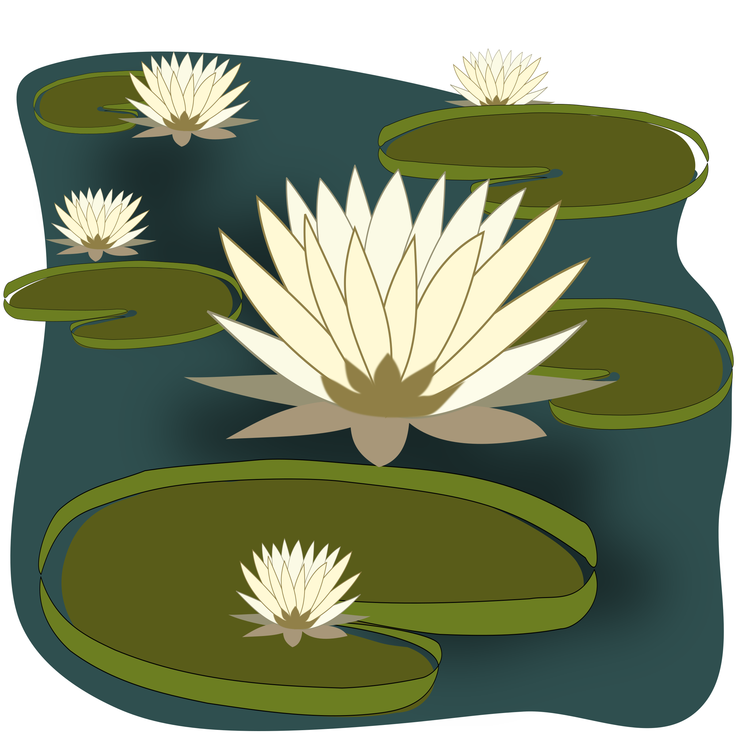 landscaping clipart pond reed