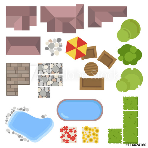 clipart lake top view