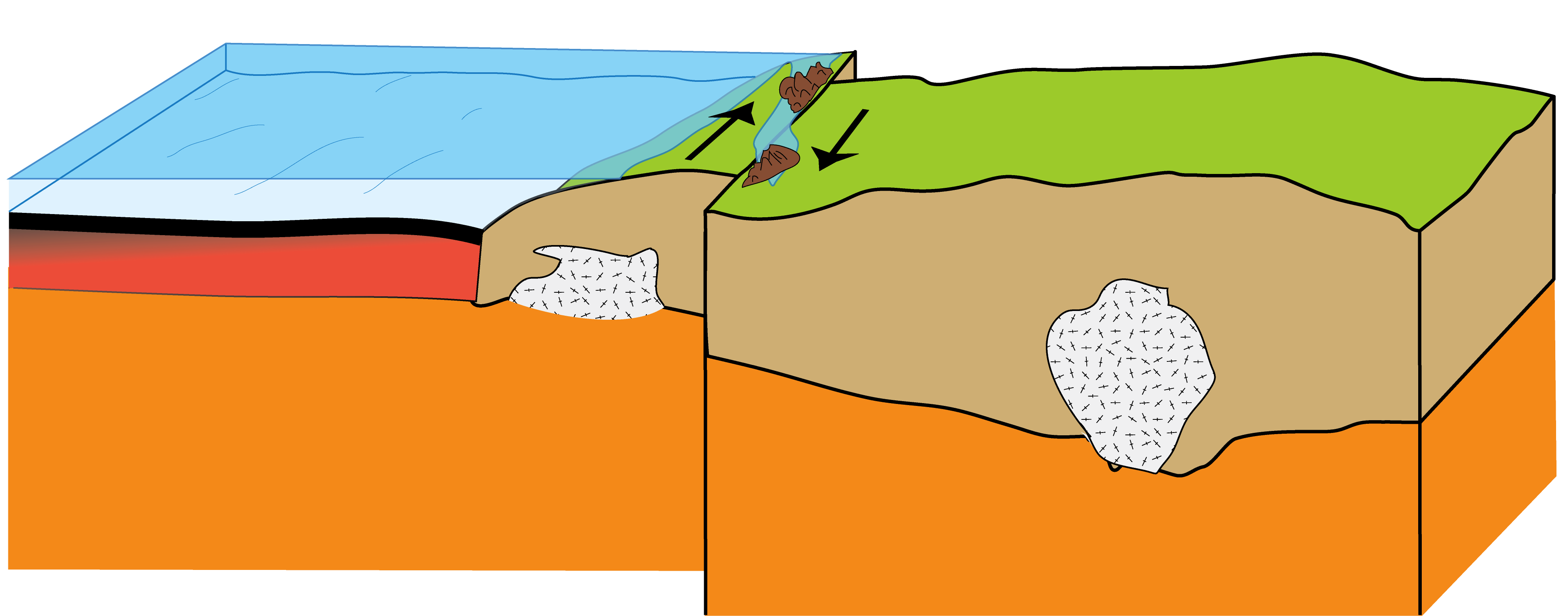 Geology pinnacles national park. Clipart lake volcano crater