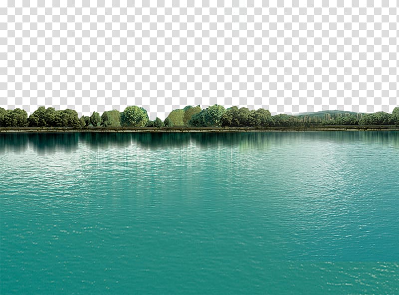 clipart lake water reflection