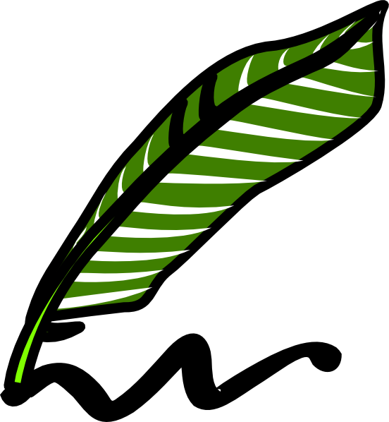 leaf clipart feather