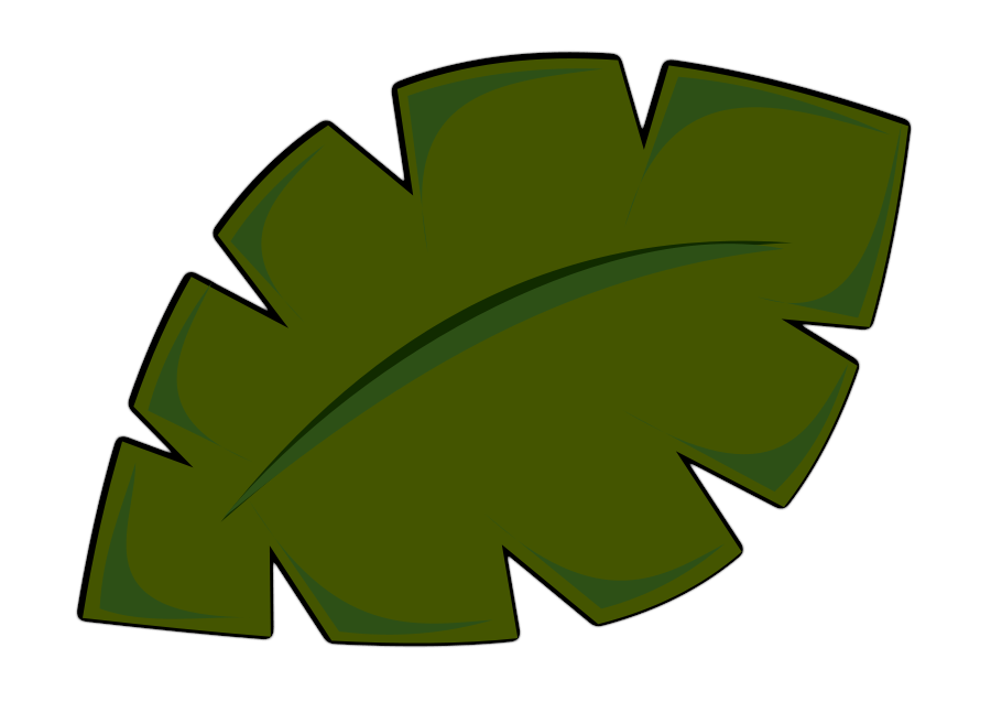 Clipart leaf kid. Palm clip art free