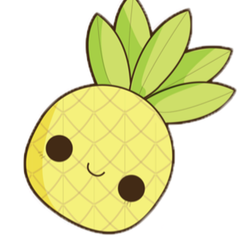 Pineapple sticker