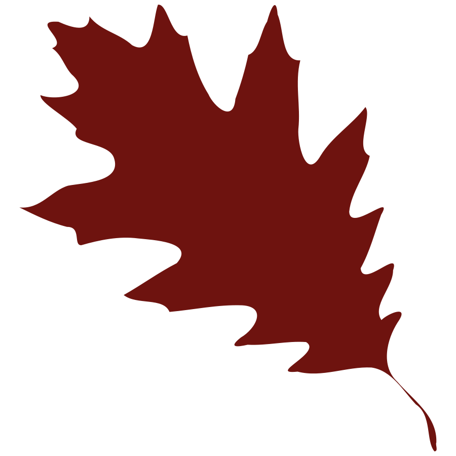 leaf clipart silhouette