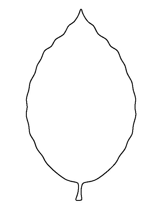 Clipart leaf template. Outline ideas about on