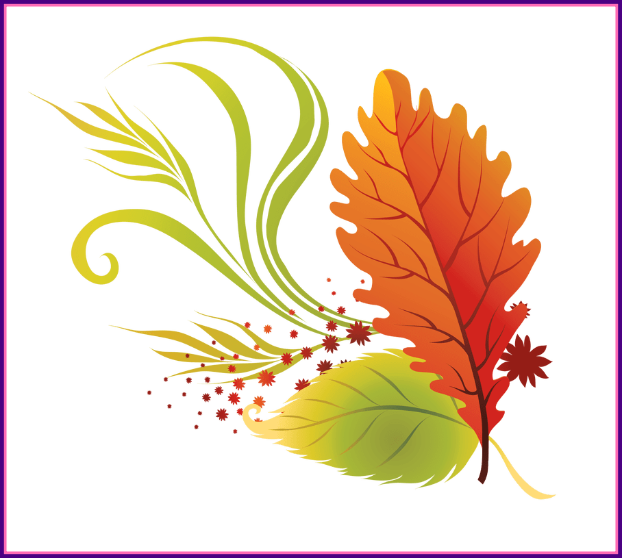 clipart leaves clear background