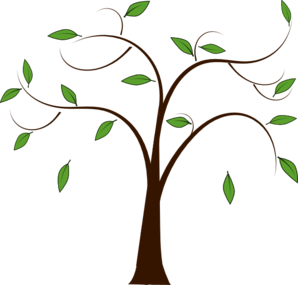 clipart leaves family tree