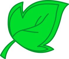 clipart leaves green object