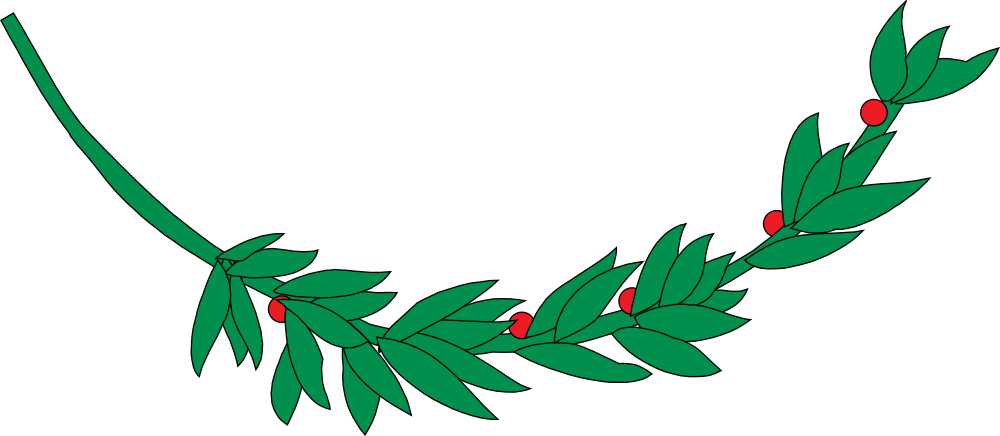 clipart leaves laurel