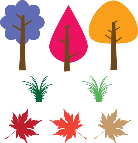 leaves clipart summer
