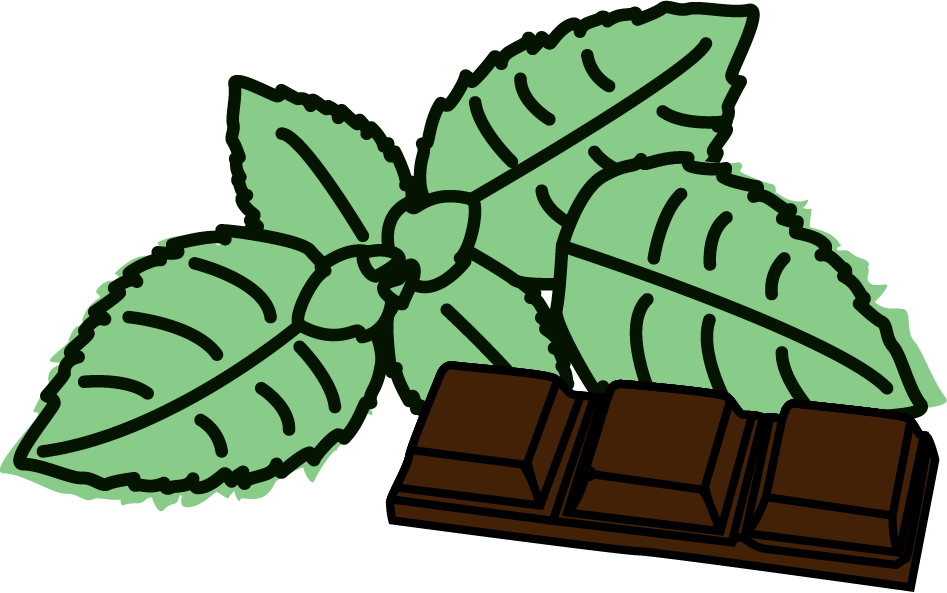 peppermint clipart chocolate mint