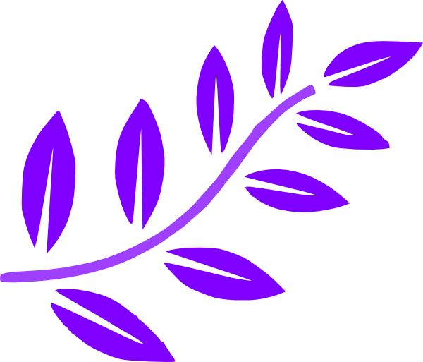 lavender clipart leaf