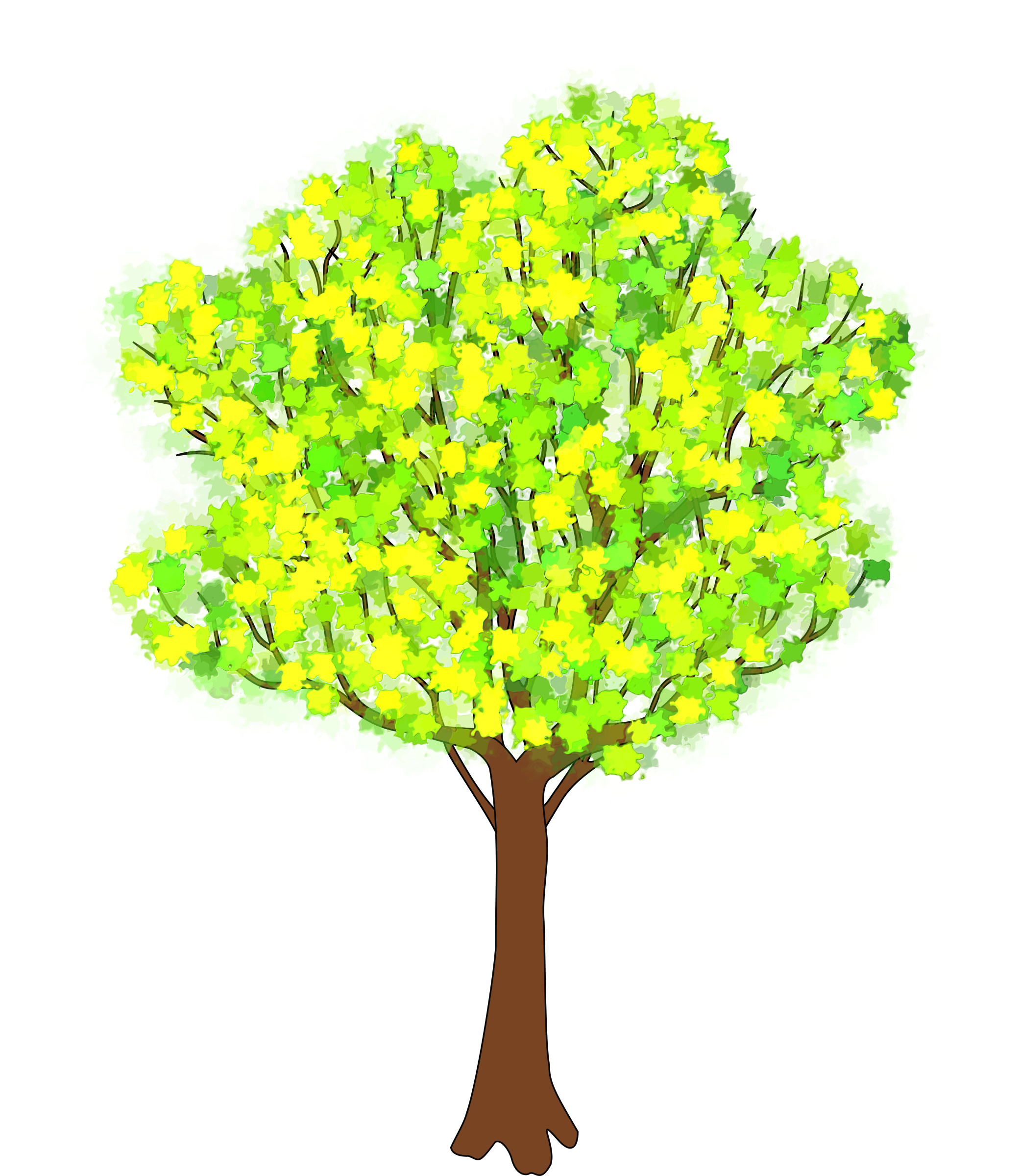 tree clipart spring