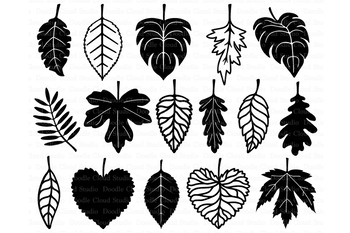 leaves clipart svg