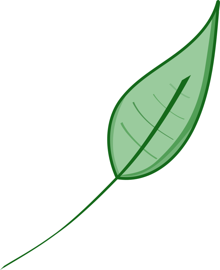 clipart leaves tiny leaf