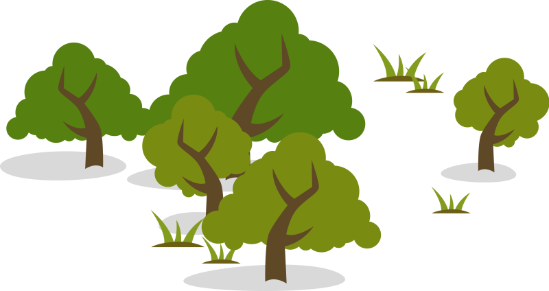 clipart tree cycle