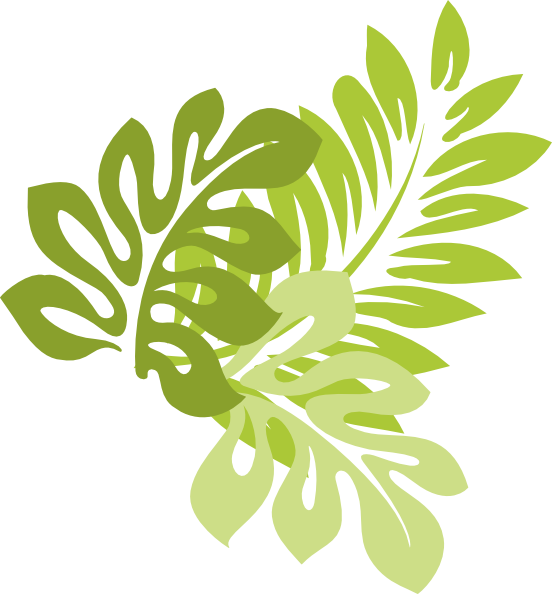 Leaves clip art at. Hibiscus clipart animated