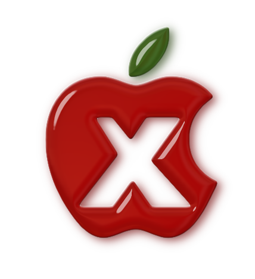 clipart letters apple