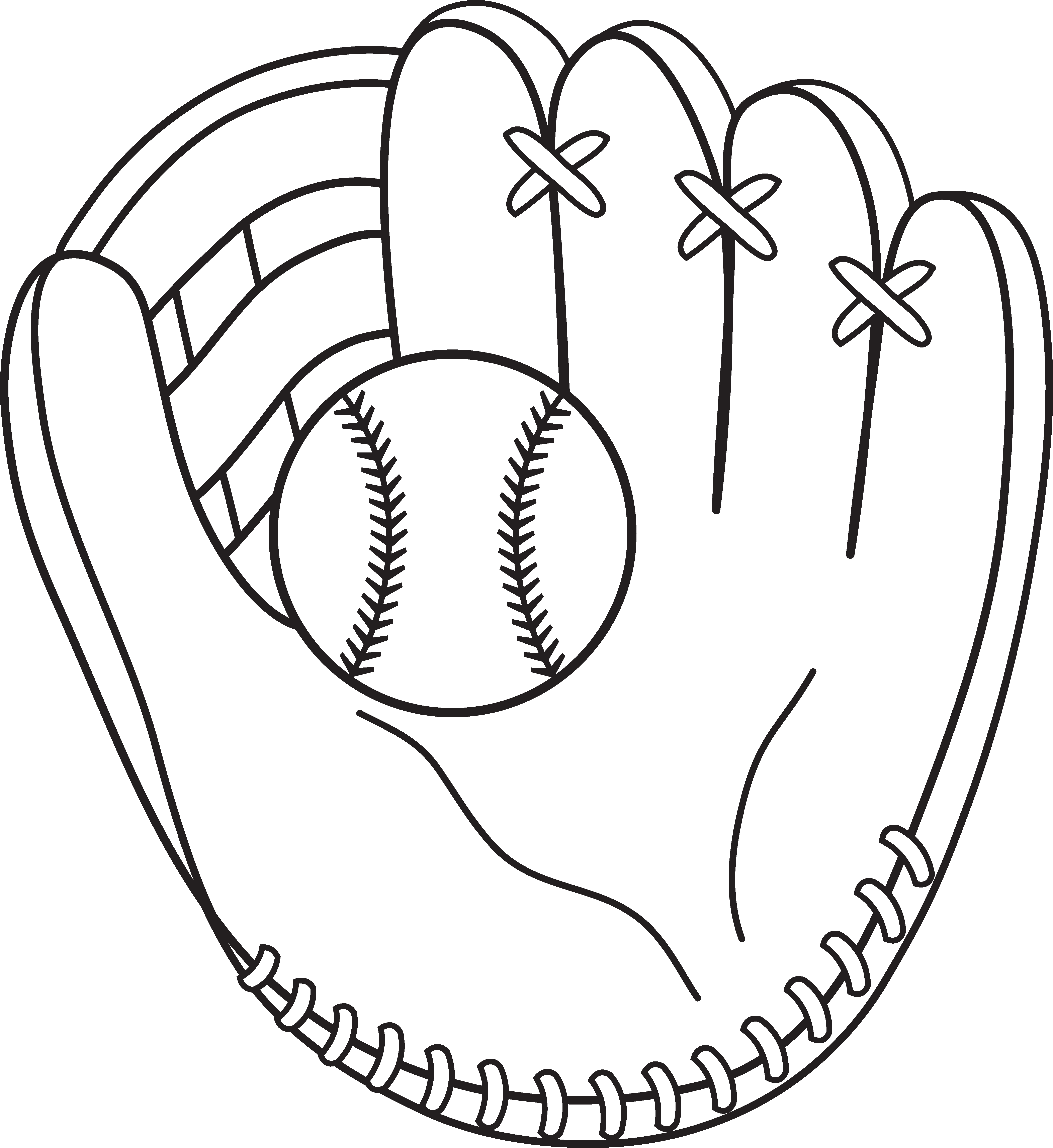 Glove clipart party. Baseball and mitt line