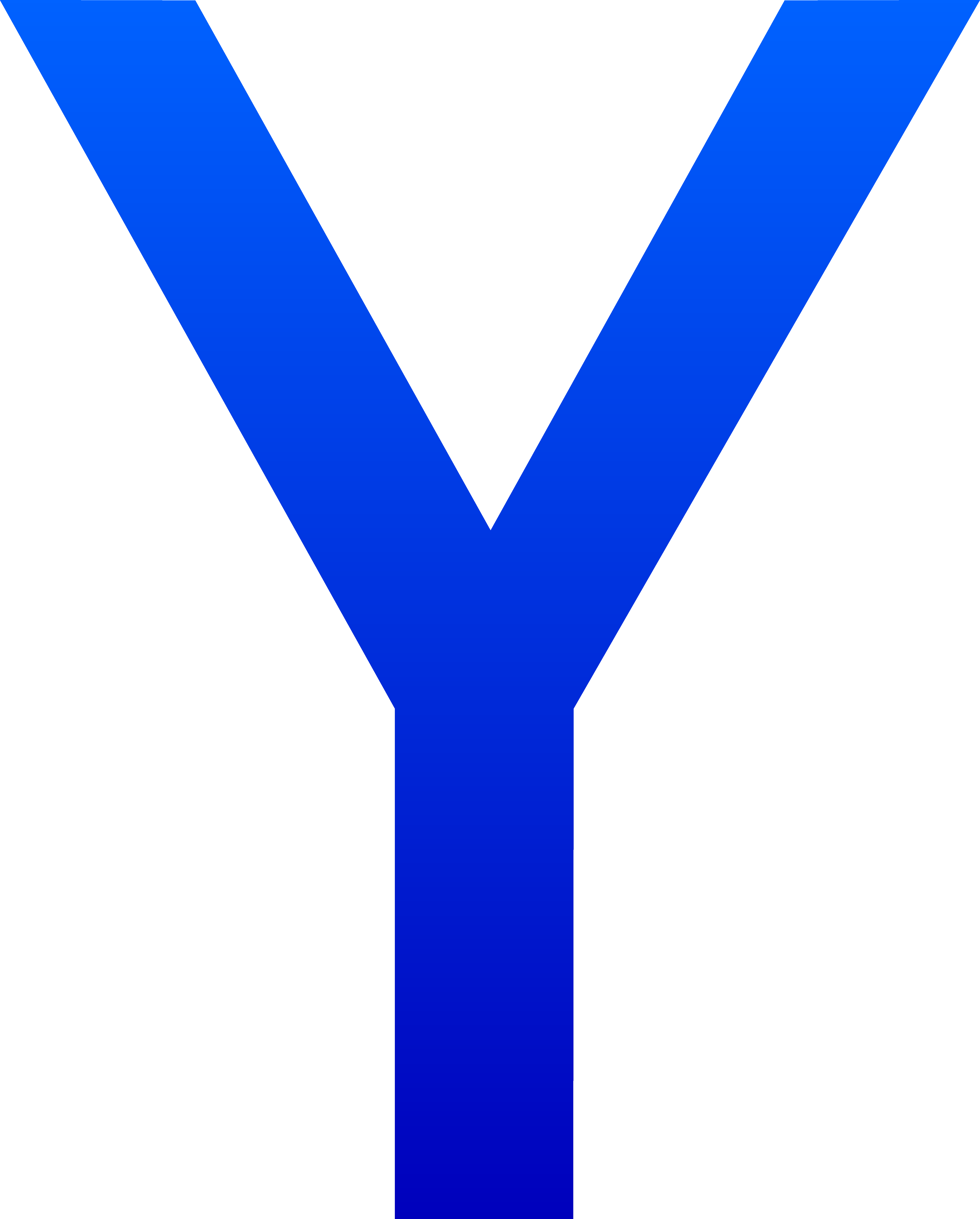 Clipart letters blue. The letter y free