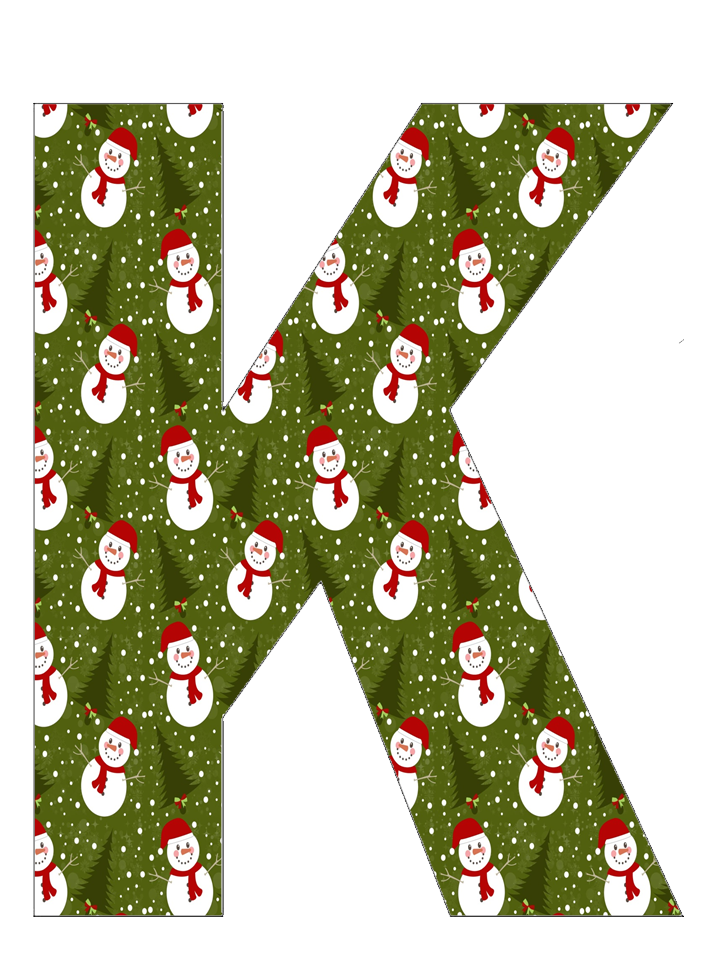 letters clipart christmas