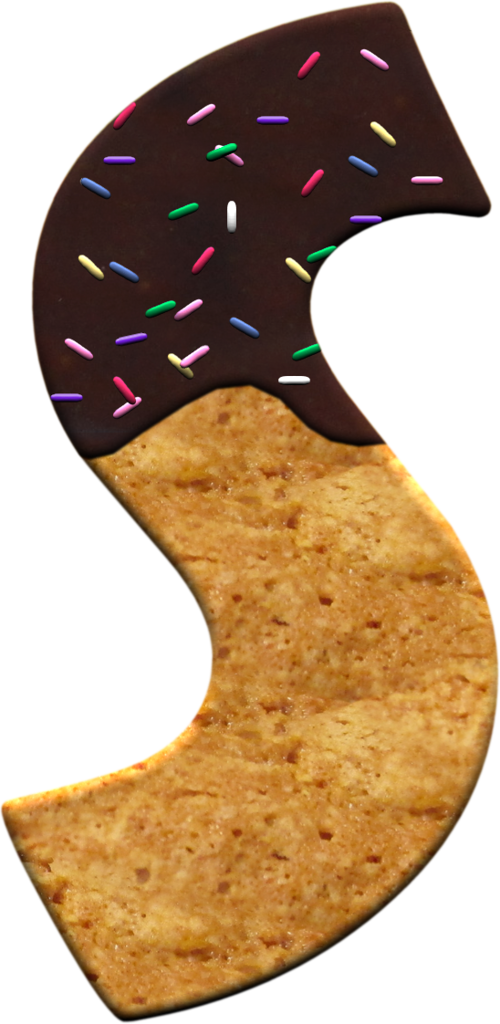 clipart letters cookie