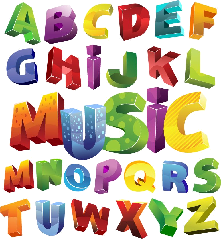 Clipart letters dance. Square round line in
