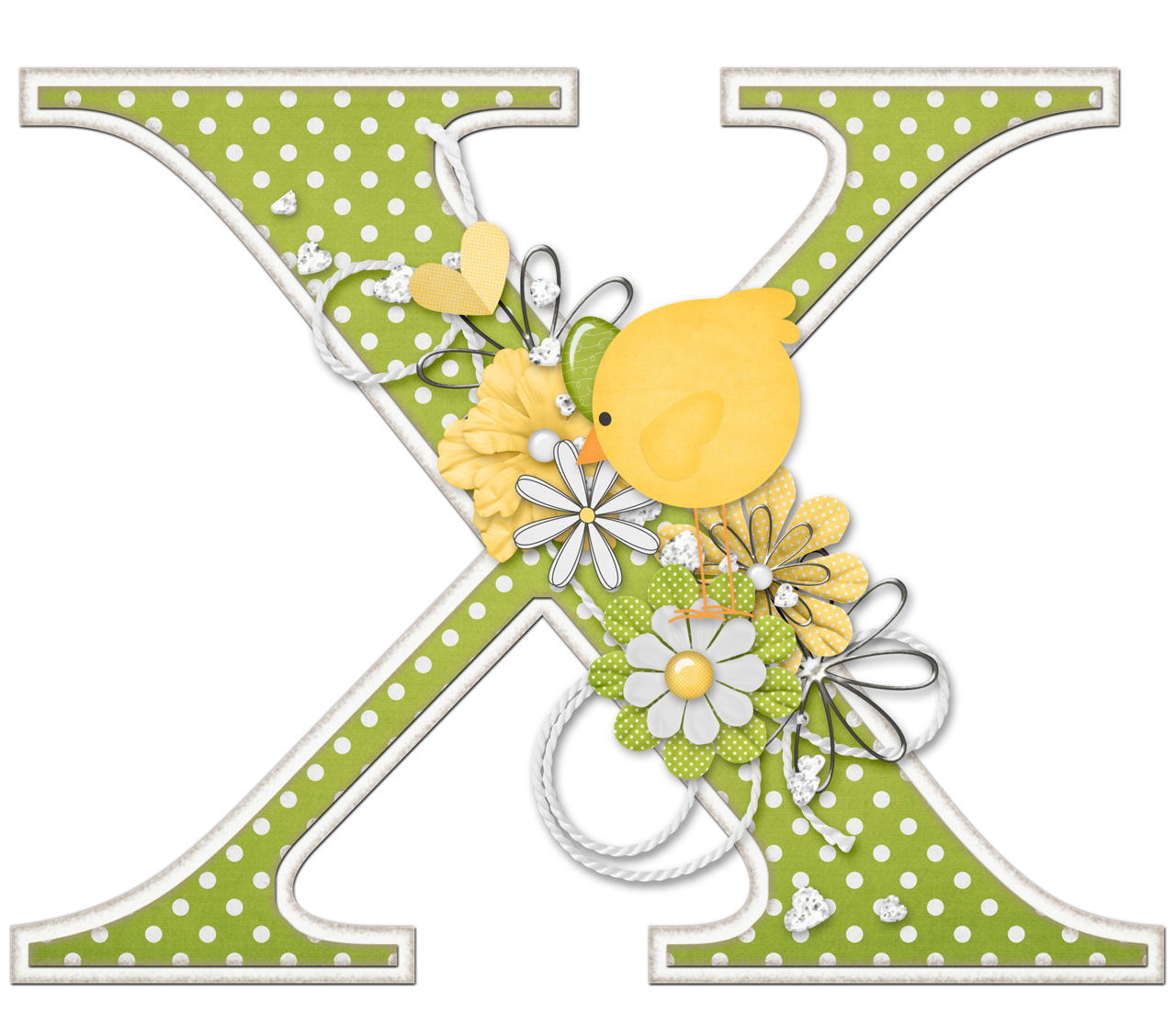 clipart letters easter