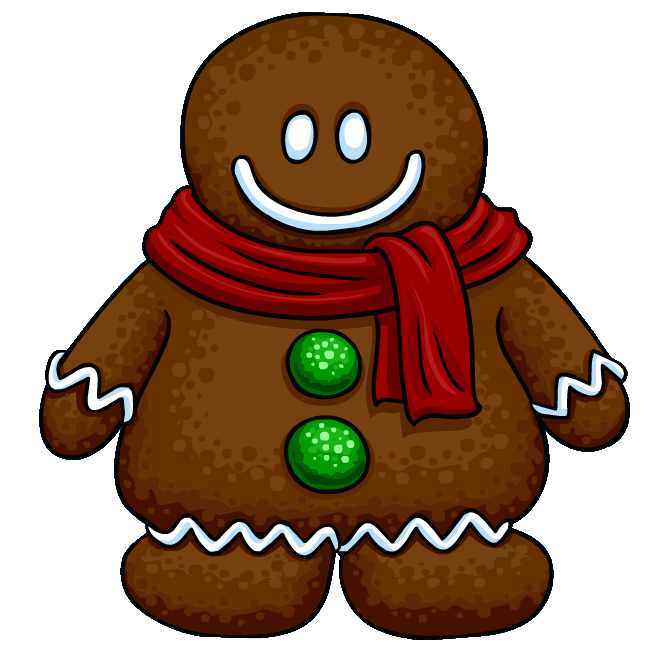 letter clipart gingerbread