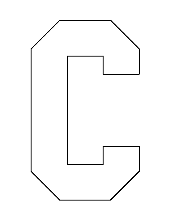 clipart letters letter template