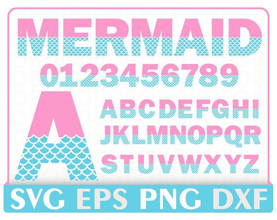 letter clipart mermaid