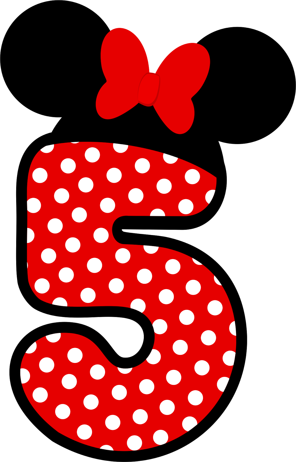 clipart letters minnie mouse