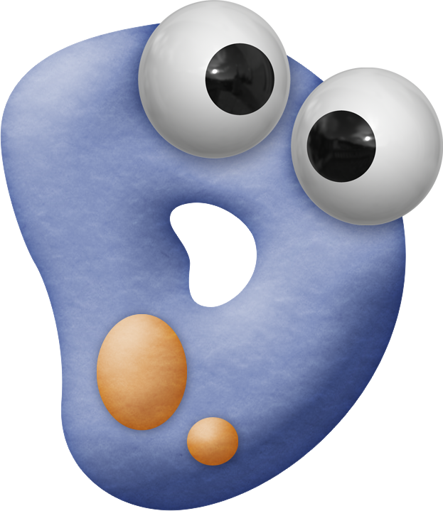 Alfabeto monstruitos d alphabet. Clipart letters monster