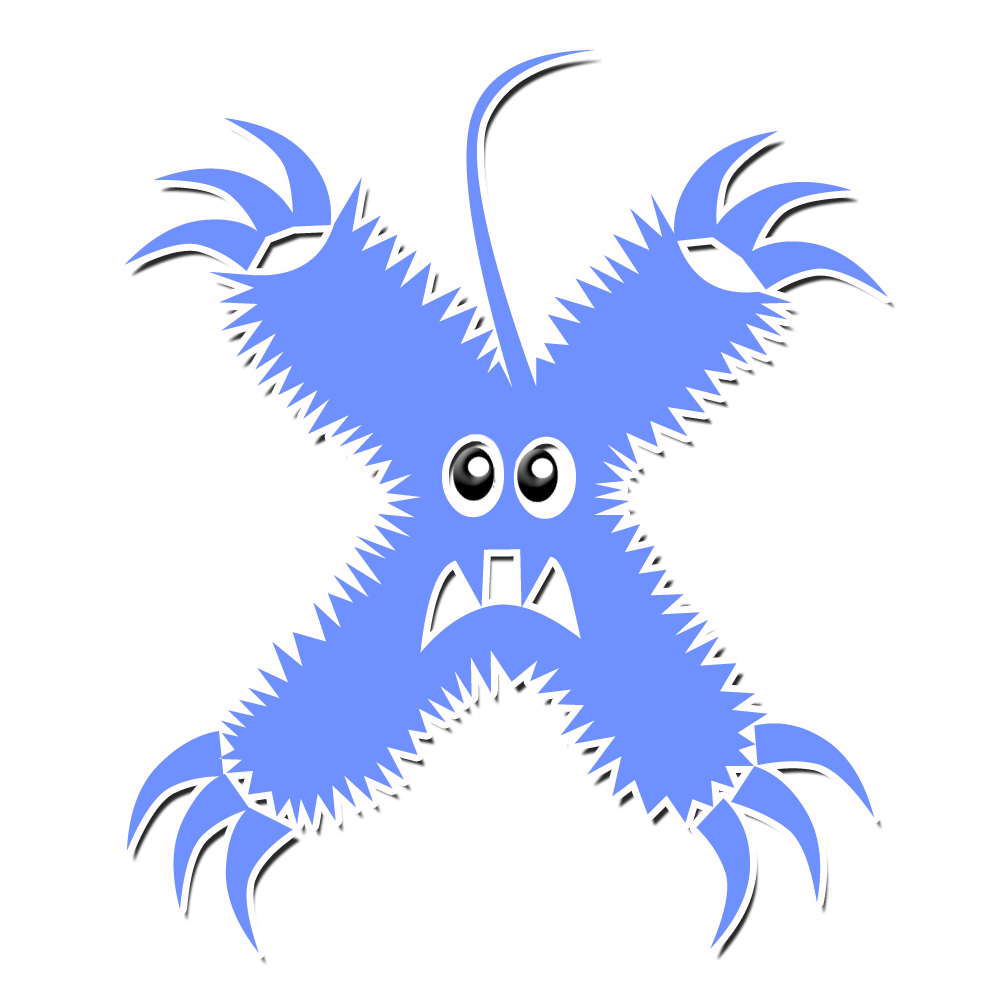 Z png monsters clip. Clipart letters monster